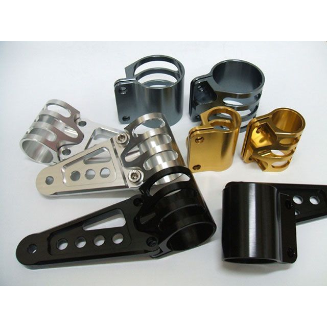 アントライオン 汎用 ビレットライトステー 正立フォーク用 φ37 ロングタイプ カラー シルバー ant lion バイクの通販は 13,494円