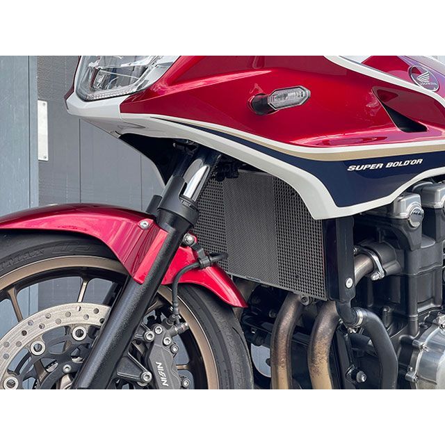 チタニウムパワー CB1300SB CB1300SF チタン ラジエターコアガード for HONDA CB1300SF/SB（ソリッド） Tita…_2