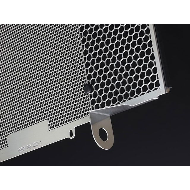 エッチングファクトリー GSX-8S GSX-8S（23〜）用ラジエターガード（シルバー） カラー 緑エンブレム ETCHING FACTORY_1
