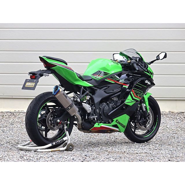 ダブルアールズ ZX-25R/SE JMCA スリップオン SS-OVAL ソリッドチタン WR'S