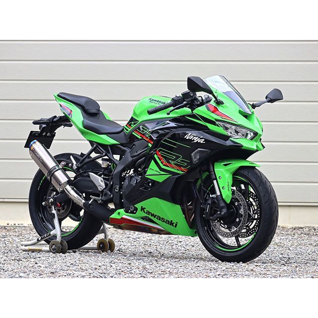 ダブルアールズ ZX-25R/SE JMCA スリップオン SS-OVAL ソリッドチタン