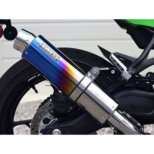 最も優遇 ダブルアールズ ZX-25R/SE JMCA スリップオン ラウンド・焼き色 パーツ