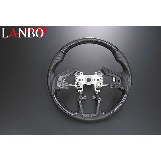 LANBO オリジナルコンビステアリング ガングリップ N-BOX/N-BOXカスタム JF3/4（カーボン調） LANBO