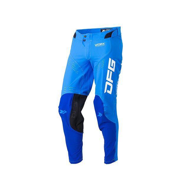 ディーエフジー ワークス パンツ（ブルー/ネイビー） サイズ：34 DFG バイクの通販は