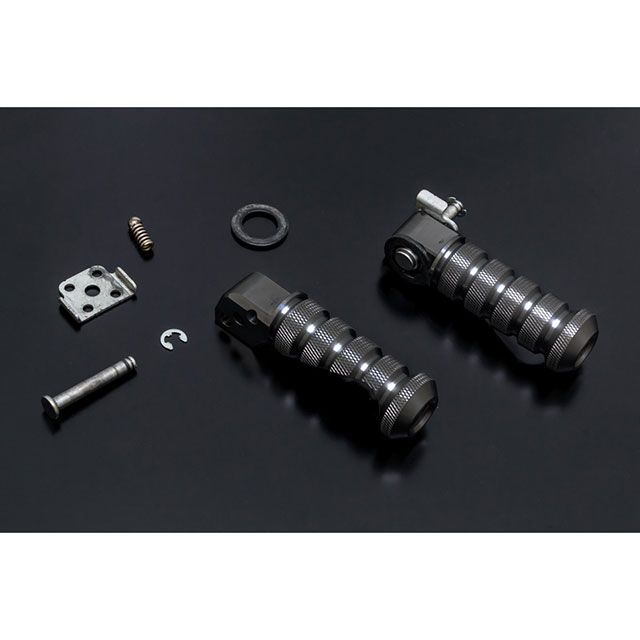 アーキ Z650RS Z900RS/CAFE ビレット・タンデムステップバー カラー マットコークブラック ARCHI