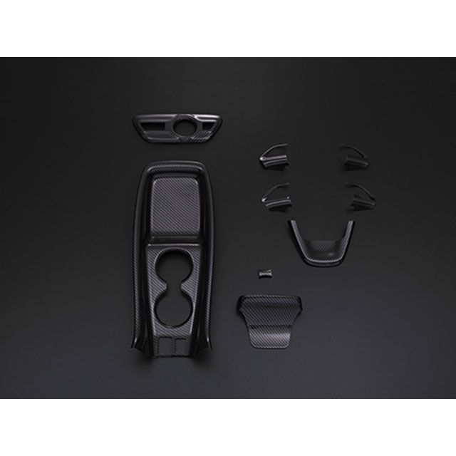 LANBO 3Dインテリアパネル 9P 50プリウス（カーボン調） LANBO