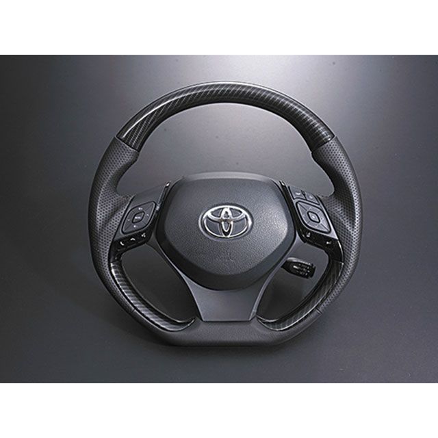LANBO デザインステアリング タイプ3 C-HR ZYX10/NGX50（カーボン調） LANBO