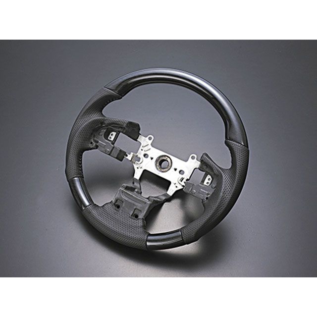 LANBO オリジナルステアリング ガングリップ ステップワゴン RP1-5（黒木目） LANBO 車 自動車の通販は 29,092円