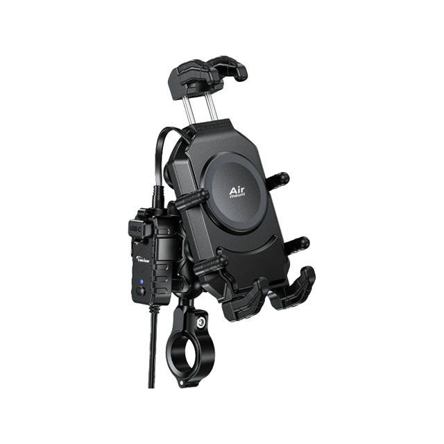 カエディア Air Mount デビルホーン QI USB Kaedear バイク