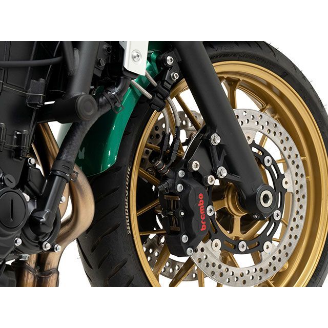 スウェッジラインプロ Z650RS フロントホースキット バイピース（ステンレスブラック） ホースカラー クリア SWAGE-LINE PRO_1