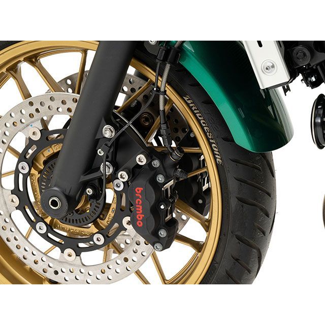 スウェッジラインプロ Z650RS フロントホースキット バイピース（ステンレスブラック） ホースカラー クリア SWAGE-LINE PRO_2