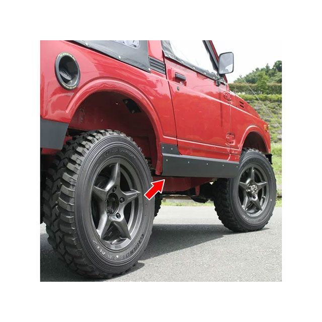 APIO サイドシルガード1.6mm厚（ブラックスチール） APIO