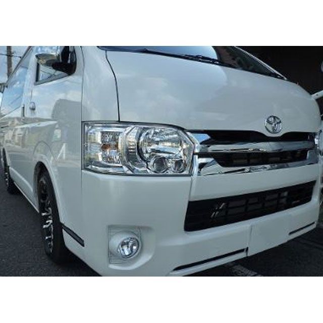 KAZZ-CREATION フロントグリルガーニッシュ ロアー2 ハイエース 200系 4型（1G3） KAZZ-CREATION 車 自動車 外装