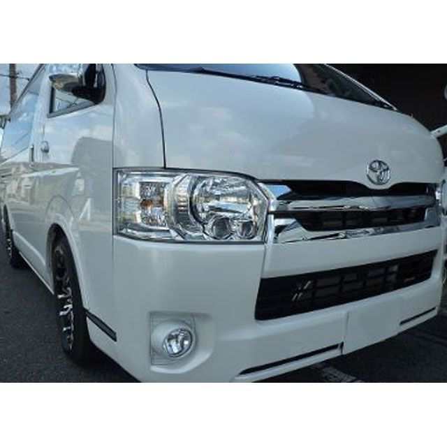 KAZZ-CREATION フロントグリルガーニッシュ ロアー2 ハイエース 200系 4型（070） KAZZ-CREATION 車 自動車の通販は