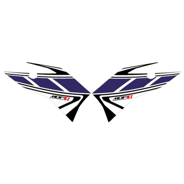 【メーカー直送】エムディーエフ XMAX XMAX（2023〜） グラフィックキット ストロボモデル（ブルー） タイプ フロントサイドパーツ MDF…