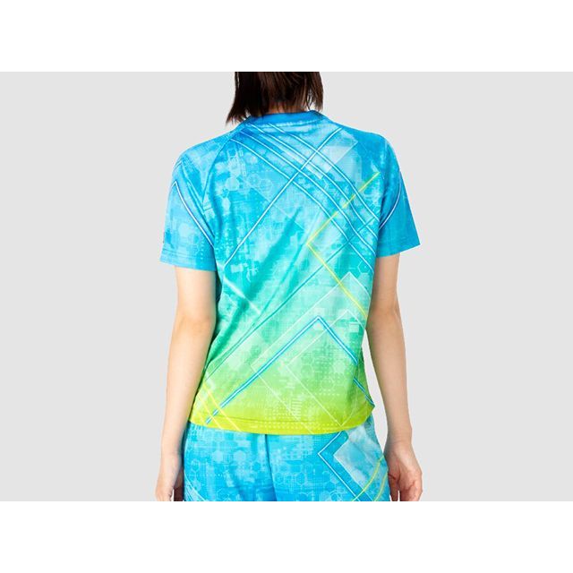 日本卓球 ブライトネオン シャツ（Lブルー） サイズ M Nittakuの通販は