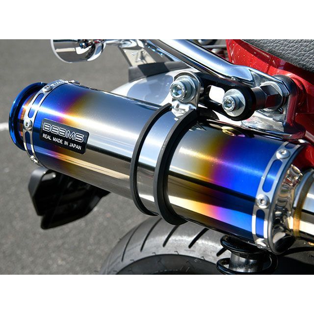 DAX125 マフラー チタンサイレンサー 政府認証 BMS-R（ビームス） R-EVO TYPE C チタン 政府認証：DAX125：政府認証 ｜ BEAMS