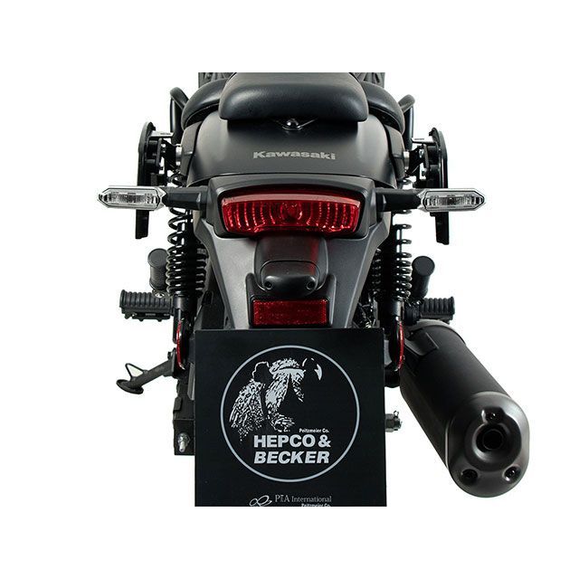 ヘプコ＆ベッカー Eliminator 400 Eliminator 500 サイドソフトケースホルダー「C-Bow」（ブラック） HEPCO＆BE…_2