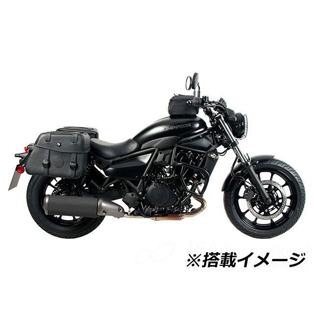 ヘプコ＆ベッカー Eliminator 400 Eliminator 500 サイドソフトケースホルダー「C-Bow」（ブラック） HEPCO＆BE…_5