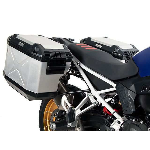 ヘプコ＆ベッカー F900GS サイドケースホルダー ＋ Xplorer（Cutout）セット（シルバー） HEPCO＆BECKER バイクの通販は