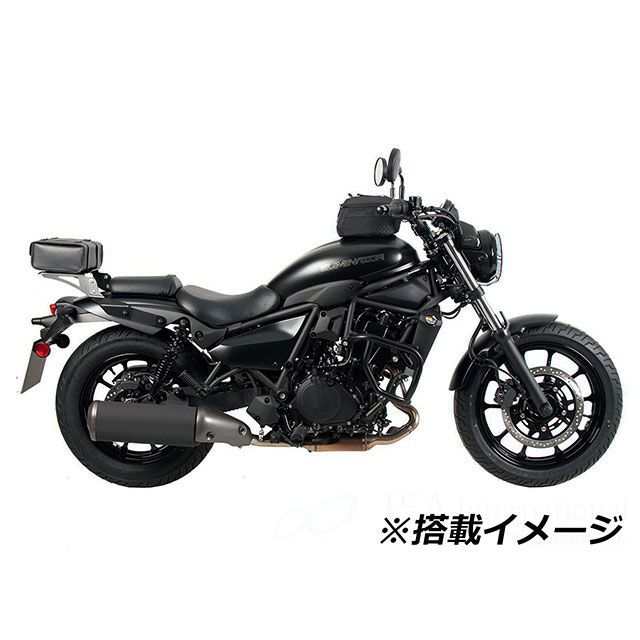 ヘプコ＆ベッカー Eliminator 400 Eliminator 500 リアキャリア ミニラック（ブラック） HEPCO＆BECKER バイク