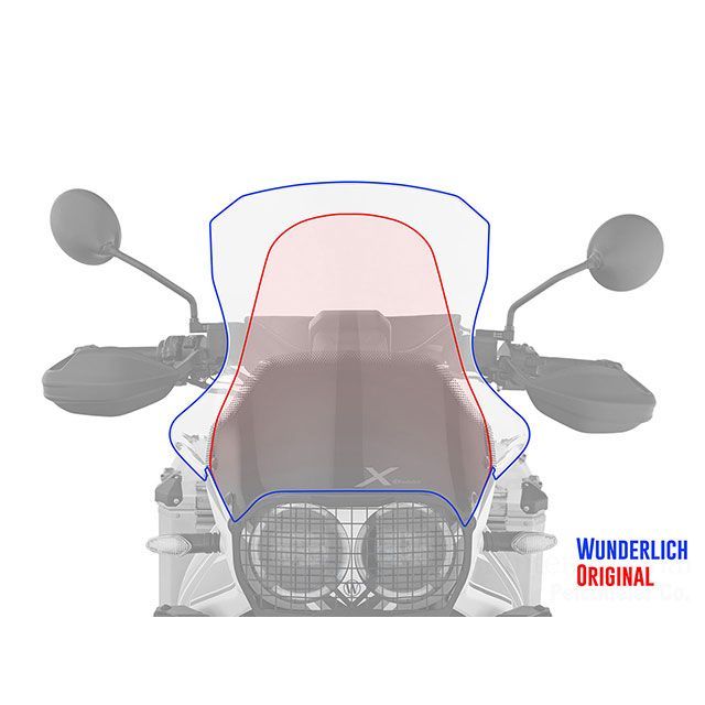 Wunderlich ワンダーリッヒ スクリーン 「MARATHON」 カラー：クリアー C400X BMW BMW ワンダーリッヒ DesertX ウインドスクリーン「MARATHON」（クリアー