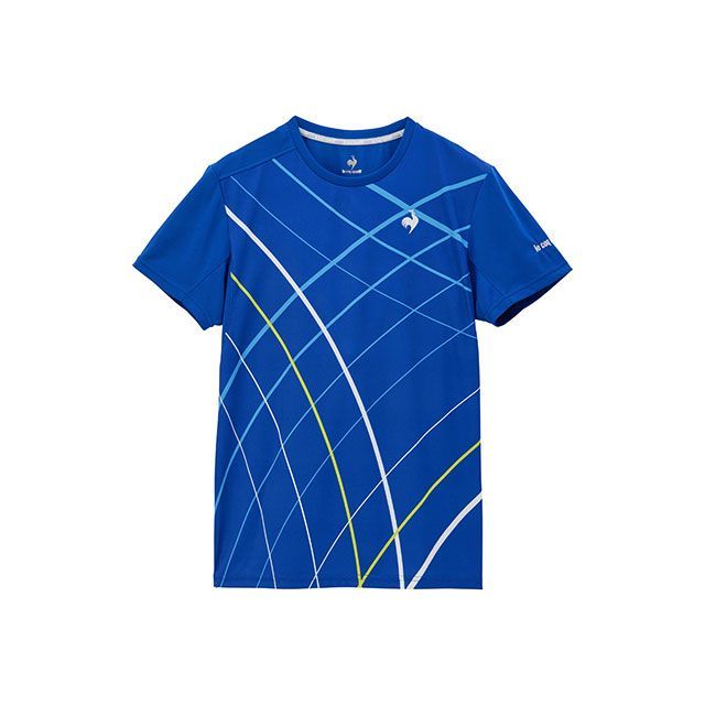 ルコック グラフィックゲームシャツ（ブルー） サイズ S le coq sportif キャンプの通販は 5,308円