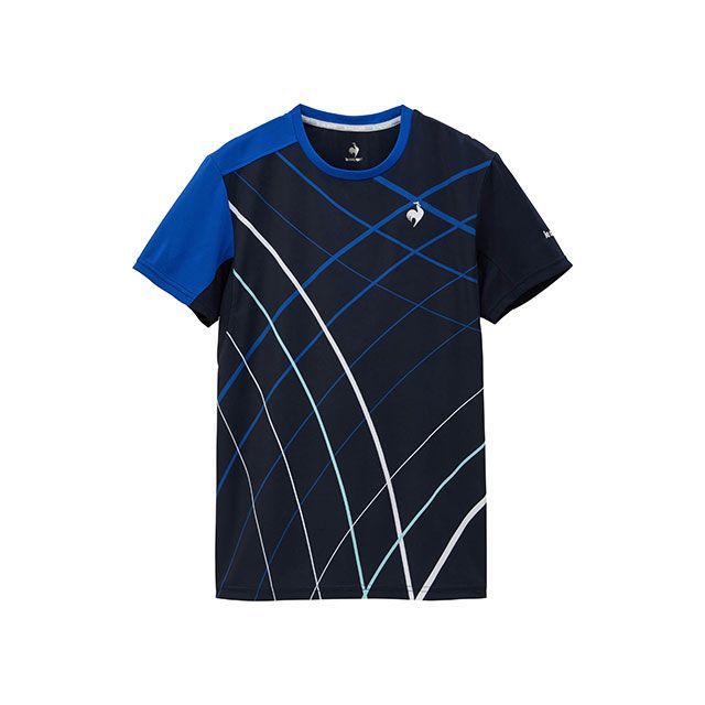 ルコック グラフィックゲームシャツ（ネイビー） サイズ S le coq sportif キャンプの通販は 5,308円