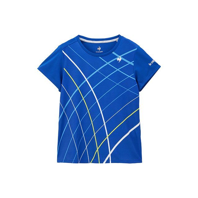 ルコック グラフィックゲームシャツ（ブルー） サイズ S le coq sportif キャンプの通販は 5,308円