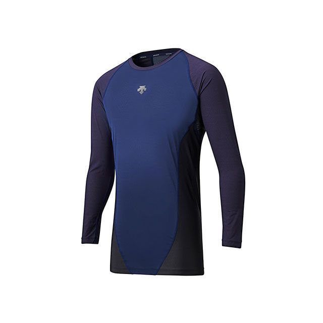 デサント STD-772 長袖RELAXFITSHRITS COOL（Dネイビー） サイズ XO DESCENTE キャンプ 5,106円