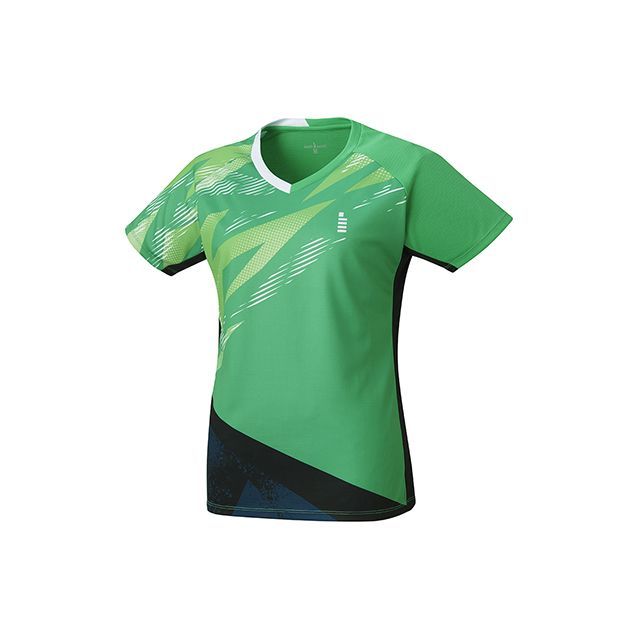 ゴーセン レディースゲームシャツ（グリーン） サイズ S GOSEN