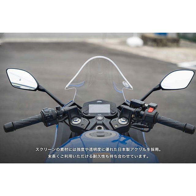 エアロギア ジクサー SF250 エアロロングスクリーン（クリア） AERO