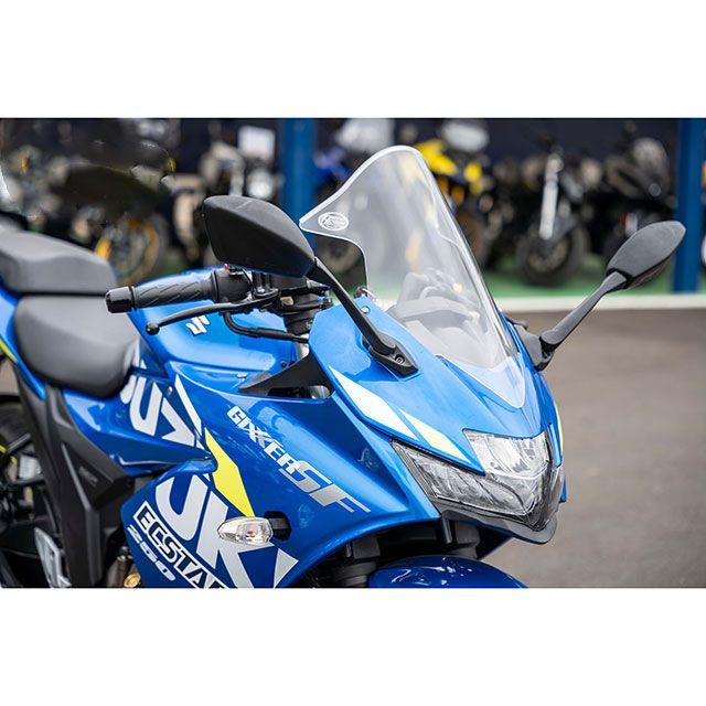 ジクサーSF250 アクリポイント　スクリーン　クリア　ロング SUZUKI ジクサーSF250 クリアスクリーン - アクリポイント