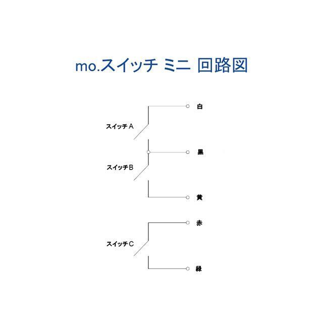 モトガジェット 汎用 mo.スイッチ ミニ ダークエディション22mm/1個（ブラック） motogadget バイク