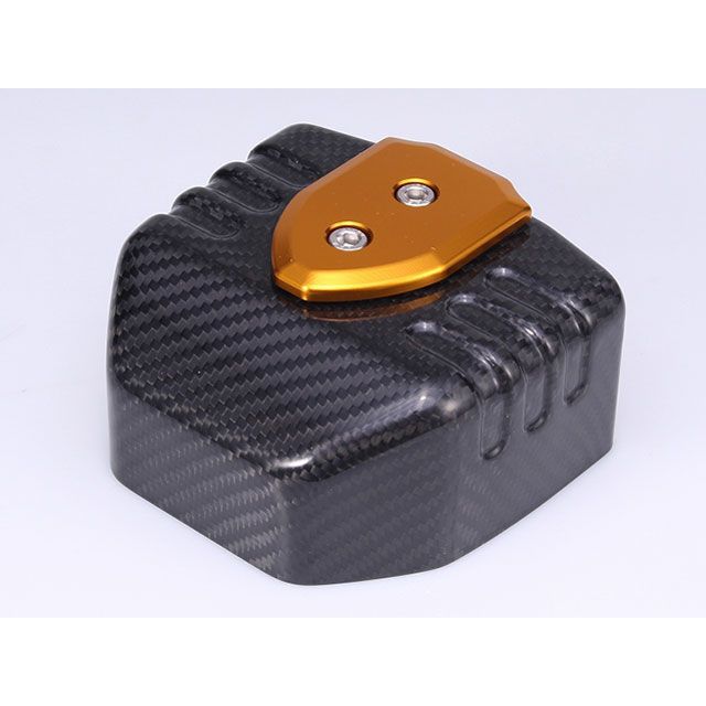 SPEEDRA RH1250S、RA1250、RA1250S コイルカバー カーボンタイプ 綾織り艶消し アルミカバー ゴールド SPEEDRA