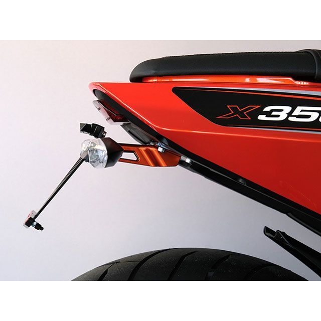 SPEEDRA X350 アルミ削り出しフェンダーレスキット カラー オレンジ