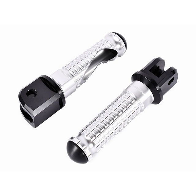 SPEEDRA X350 アルミ削り出しステップ スタンダードタイプ ライダー側 カラー シルバー SPEEDRA