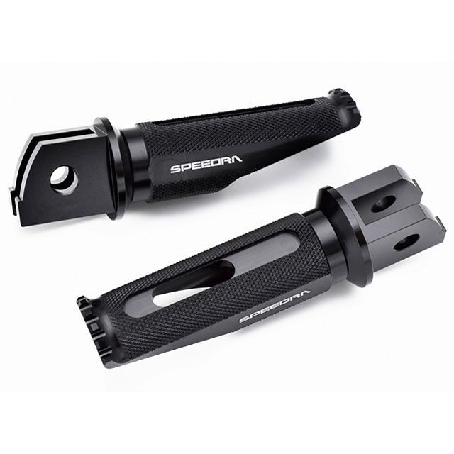 SPEEDRA X350 アルミ削り出しステップ レーシングタイプ ライダー側 カラー ブラック SPEEDRA バイクの通販は 7,974円