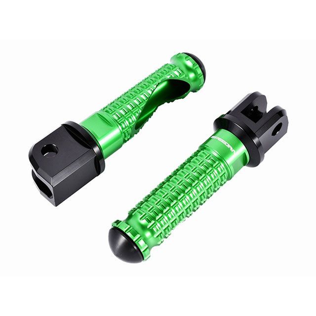 SPEEDRA YZF-R6 アルミ削り出しステップ スタンダードタイプ ライダー側 取付部 ブラック ステップバー グリーン SPEEDRA バイクの通販は 7,708円