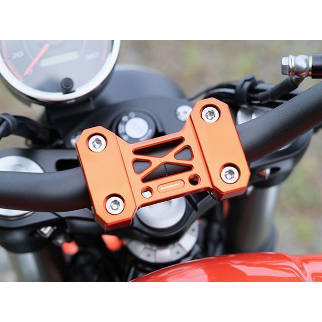 Z900RS  スピードラ　ハンドルクランプ スピードラ SPEEDRA ハンドルクランプ Z900RS&frasl;CAFE チタン ハンドル