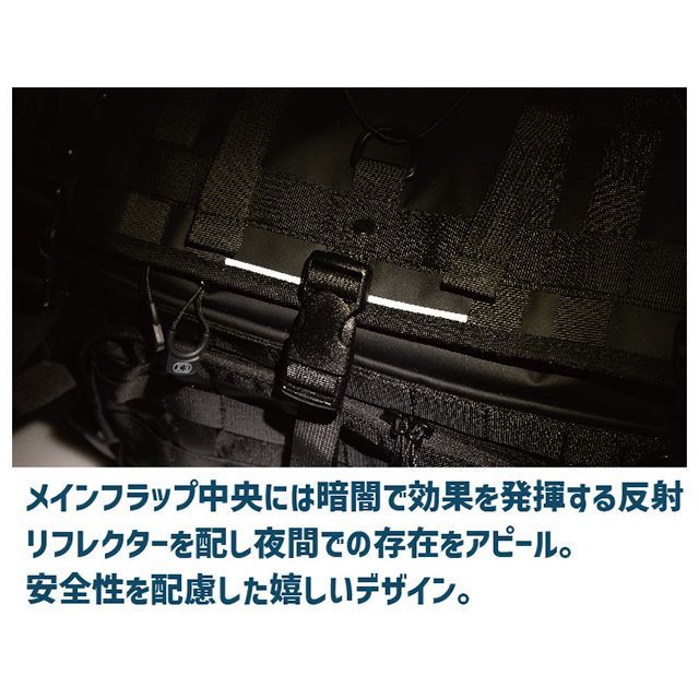 K3 シートバッグ L タクティカル TC07A（ブラック） K3_5