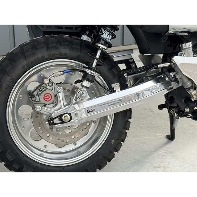 Gクラフト モンキー125 モンキー125 リアブレーキホース ブレンボ2P上用＋6cm対応 Gcraft バイクの通販は