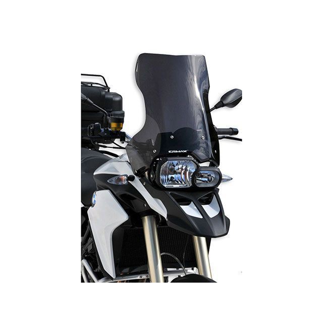 アルマックス F650GS F650GS 2008-2012 ハイプロテクションウインドシールド 45cm カラー ライトブラック ERMAX バイク