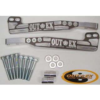 アウテックス KX250F KX250F（2007年以降）用 ステアリングステムスタビライザー カラー クリアーアルマイト OUTEX