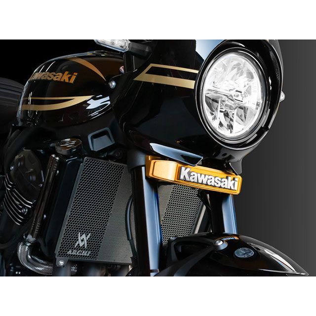 アーキ Z900RS CAFE BIGステムエンブレム＆ステーセット Kawasaki