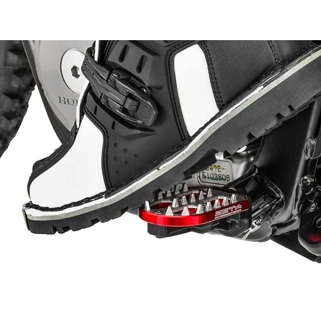ジータ Tenere700 アドベンチャーフットペグ（ブラック） ZETA バイクの通販は