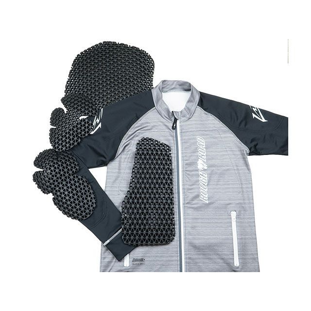 ロードバイクウェア上下 ラフ＆ロード アーマージャケットエアスルーパッドセット（ヘアライン