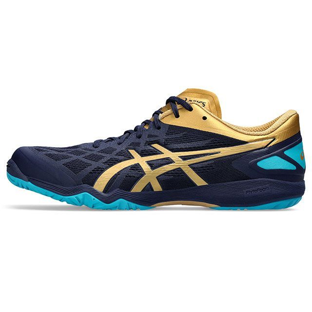 アシックス 1073A010 ATTACK DOMINATE FF 2（PEACOAT/PURE GOLD） サイズ 24.5cm ASICS キャ…