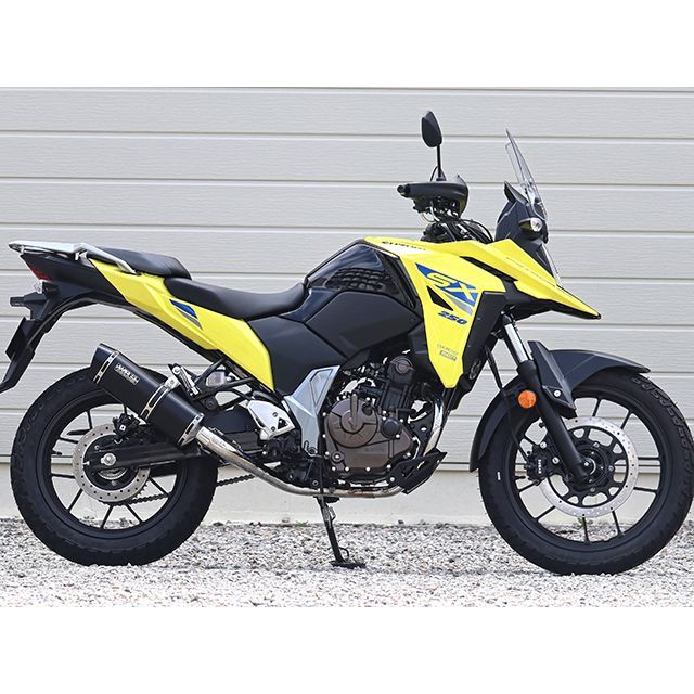 スズキVストローム250SX SS-OVALタイプフルエキゾーストソリッドチタン ダブルアールズ Vストローム250SX JMCA フルエキゾースト SS-OVAL F