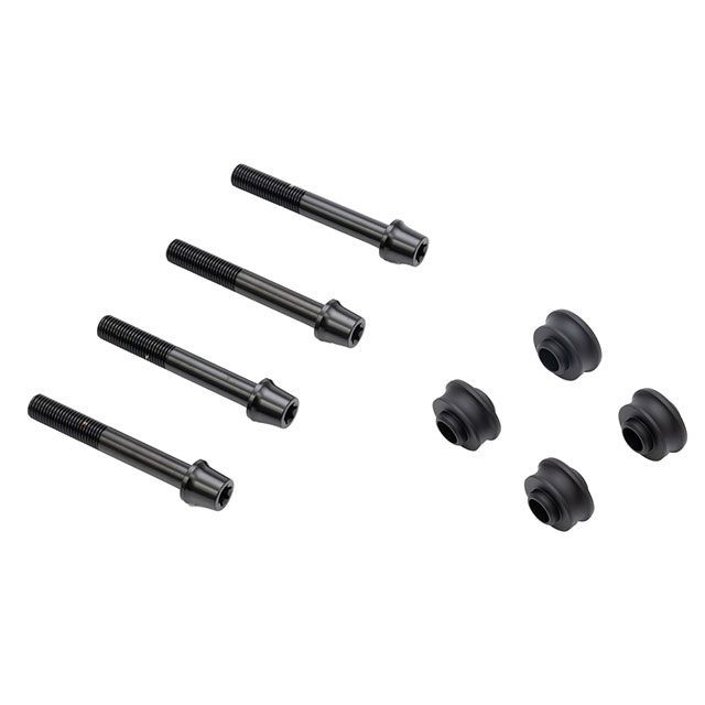 プロトブレンボ XSR900 オフセットカラーマウントボルトセット 適合キャリパーA テーパーキャップ（ブラック） Plot Brembo